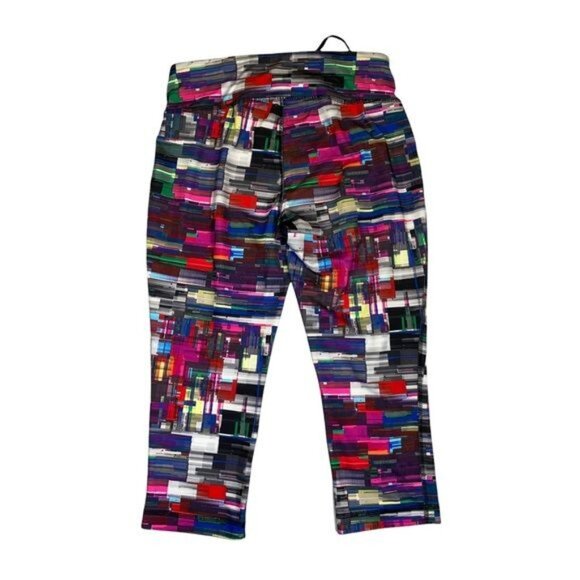Danskin Y2K Multi Colored Mid Calf High Rise Active Wear Leggings - Picture 11 of 12